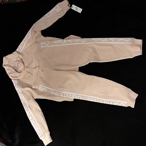 CALVIN KLEIN Performance track suit salmon